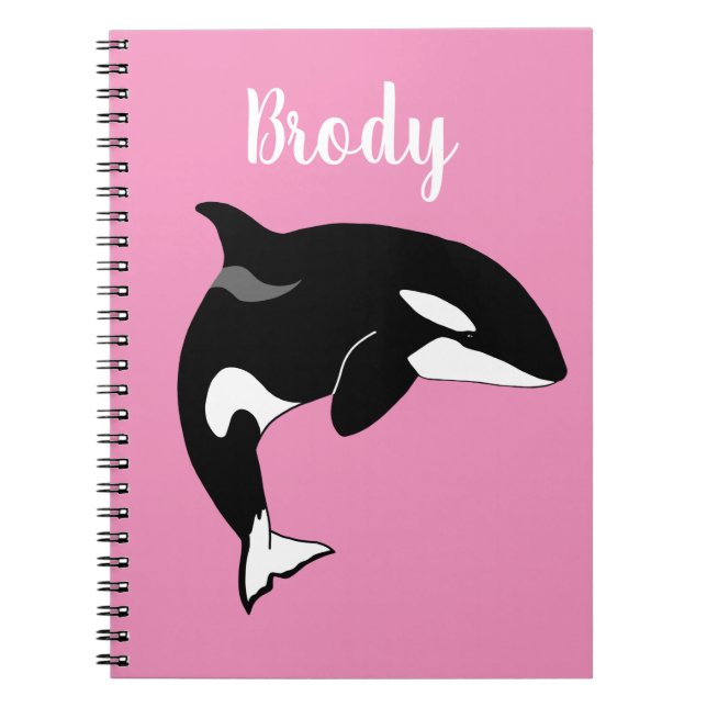 Orca Killer Whale Notizblock (Vorderseite)
