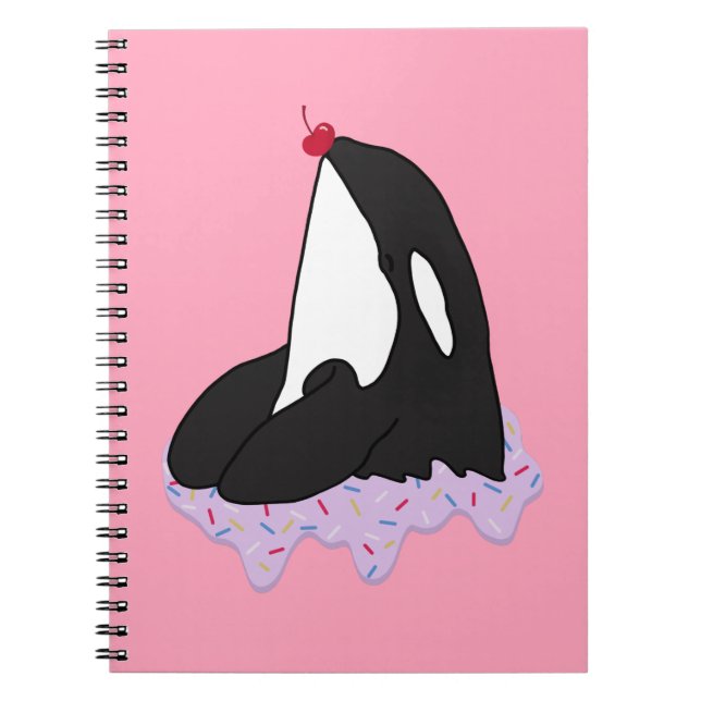 Orca Killer Whale Notizblock (Vorderseite)