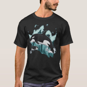 Orca Killer Whale Ocean Men Jungs Kinder Orca T-Shirt