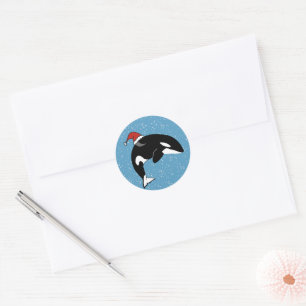 Orca Killer Whale Runder Aufkleber