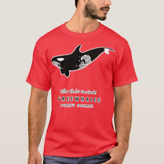 Orca Killer Whale Sea Panda Freewales T-Shirt