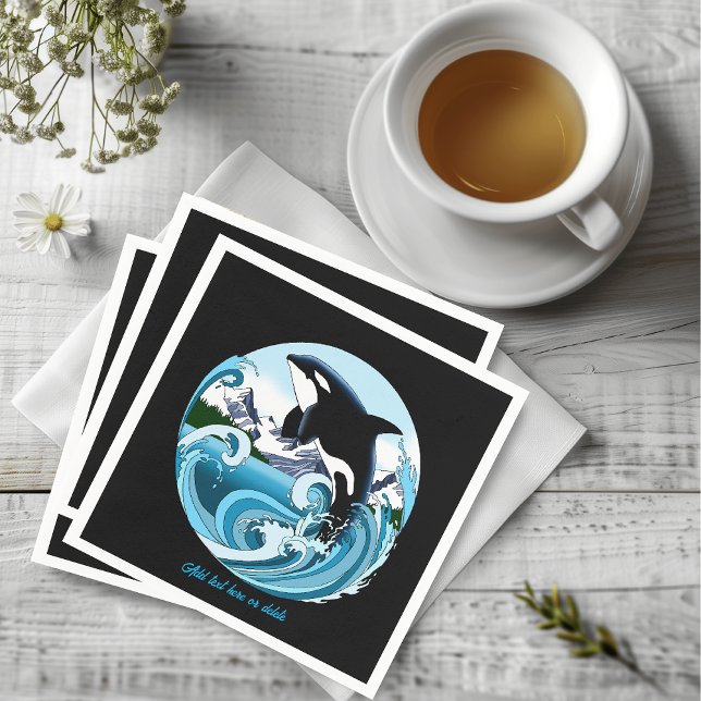 Orca Killer Whale Serviette (Von Creator hochgeladen)