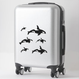 Orca Killer Whale Set Aufkleber