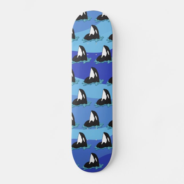 Orca Killer Whale Skateboard (Vorderseite)