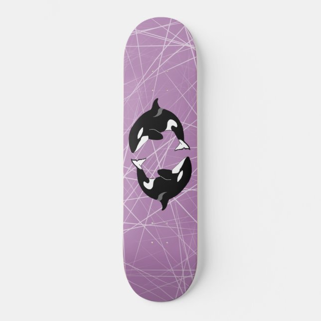 Orca Killer Whale Skateboard (Vorderseite)