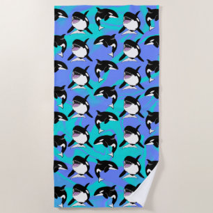 Orca Killer Whale Strandtuch