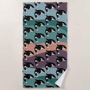 Orca Killer Whale Strandtuch