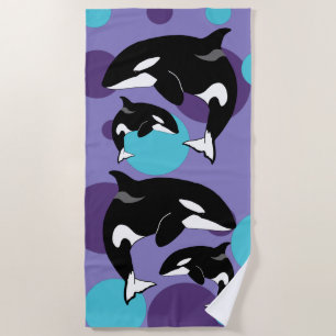 Orca Killer Whale Strandtuch