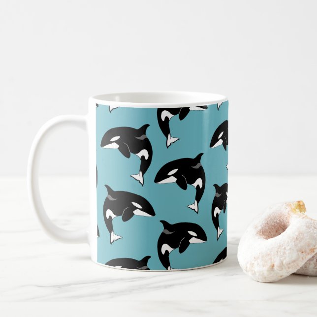 Orca Killer Whale Tasse (Mit Donut)
