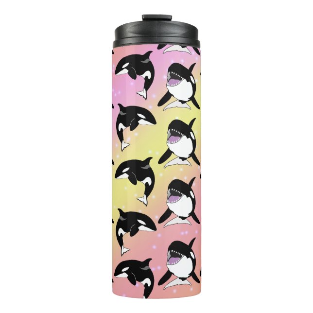 Orca Killer Whale Thermosbecher (Vorderseite)
