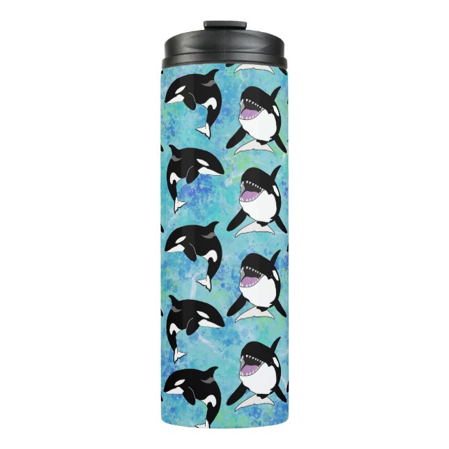 Orca Killer Whale Thermosbecher (Vorderseite)