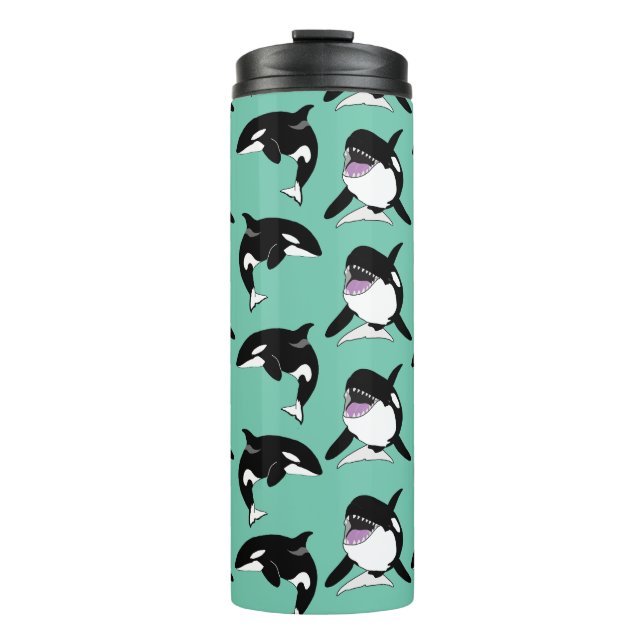 Orca Killer Whale Thermosbecher (Vorderseite)
