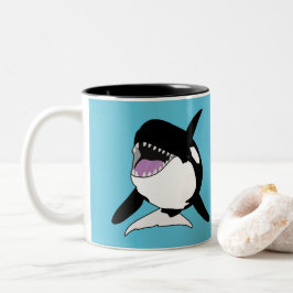 Orca Killer Whale Zweifarbige Tasse
