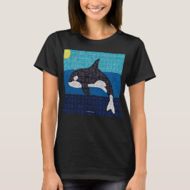 Orca (lebendig) - Basic T-Shirt für Damen