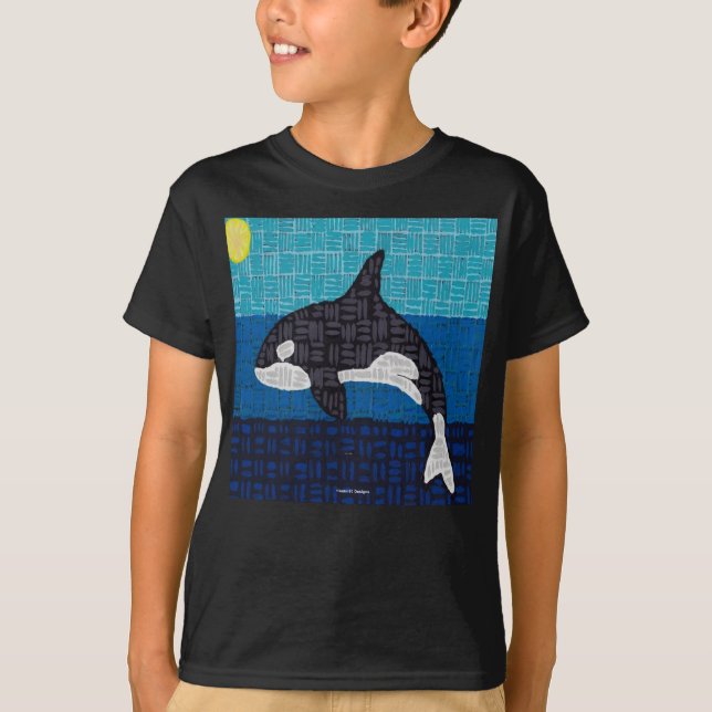 Orca (lebendig) - Basic T-Shirt für Jungen (Vorderseite)