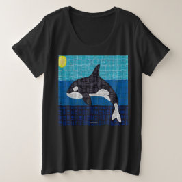Orca (lebendig) - Damen T-Shirt in Übergrößen