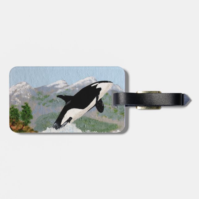 Orca Luggage Tags Gepäckanhänger (Rückseite horizontal)