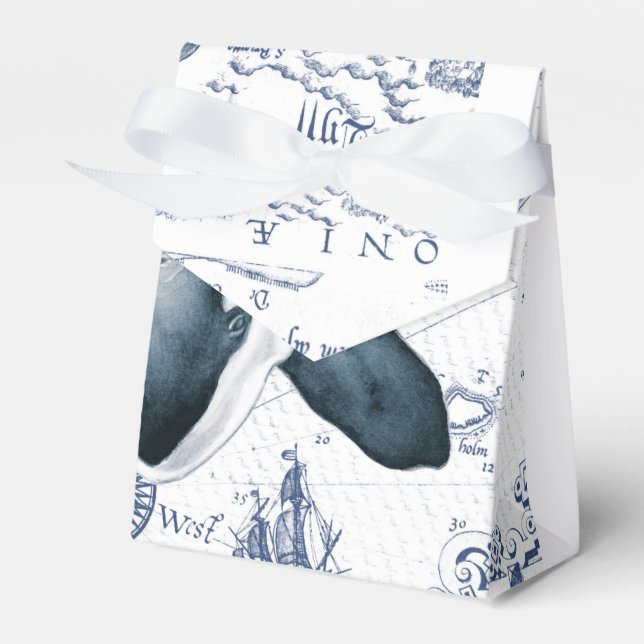 Orca Map Blau Geschenkschachtel (Vorderseite)