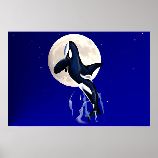 Orca Moon Poster (Vorne)