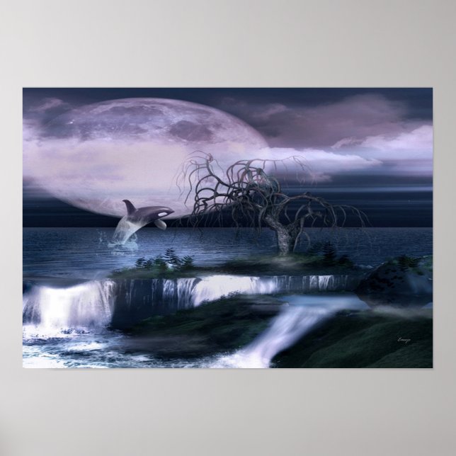 Orca Moon Poster (Vorne)