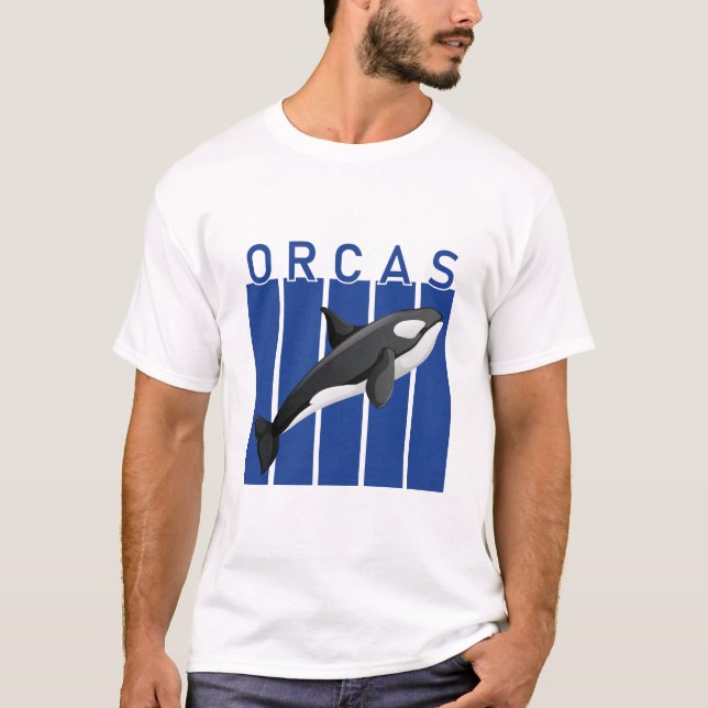 Orca - Ocean Lover orcas T-Shirt (Vorderseite)