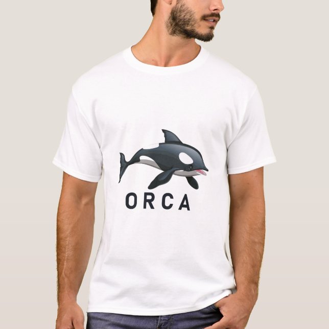 Orca - Ocean Lover orcas T-Shirt (Vorderseite)