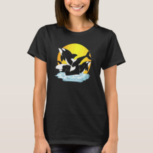 Orca-Ozeantier Mörderwal Schwitz T-Shirt