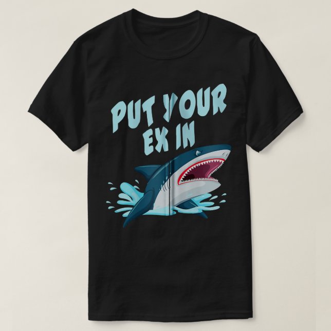 Orca Plush Shark T-Shirt Hai T-Shirt (Design vorne)