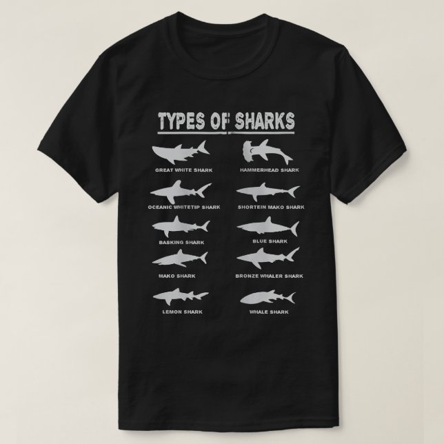 Orca Plush Shark T-Shirt Hai T-Shirt (Design vorne)