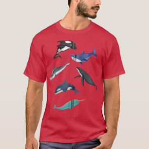 Orca Plush Shark T-Shirt Hai T-Shirt