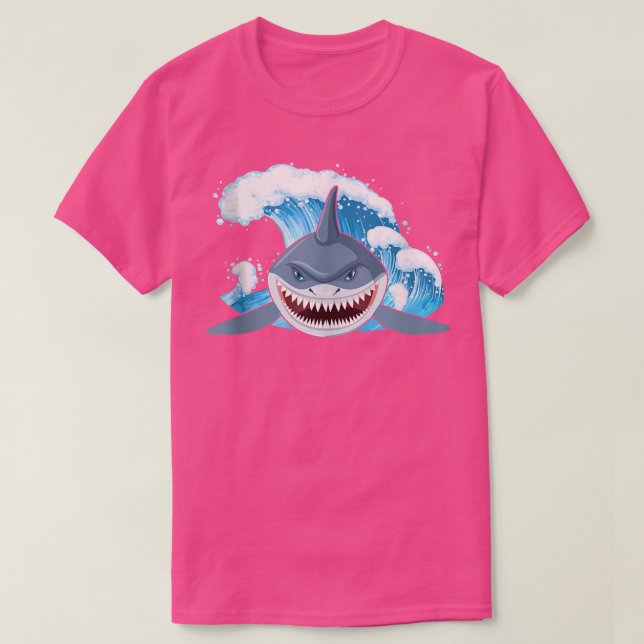 Orca Plush Shark T-Shirt Hai T-Shirt Frauen im Süd (Design vorne)