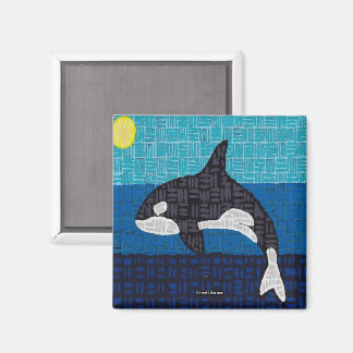 Orca (Quadrat) - Magnet