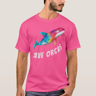 Orca Rettete Orcas Killer Whale Summer Beach Di T-Shirt