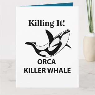 Orca-Schwertwal bringt es lustig auf die Reihe Karte