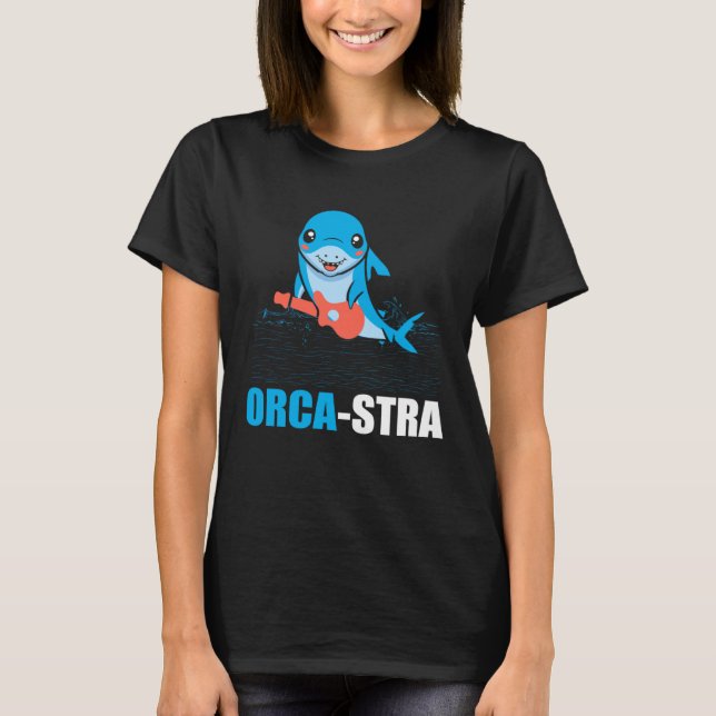 Orca-stra Ocean Orca Sea Mamal Lover T-Shirt (Vorderseite)