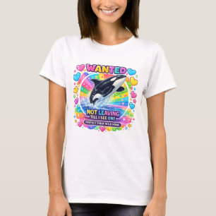 Orca-T-Shirt Schwertwal Tierliebhabergeschenk T-Shirt