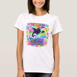 Orca-T-Shirt Schwertwal Tierliebhabergeschenk T-Shirt