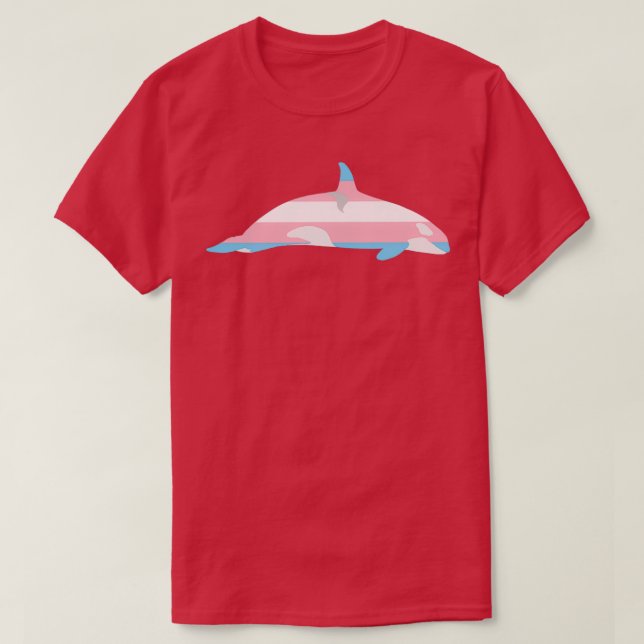 Orca Transgender Flag T-Shirt (Design vorne)