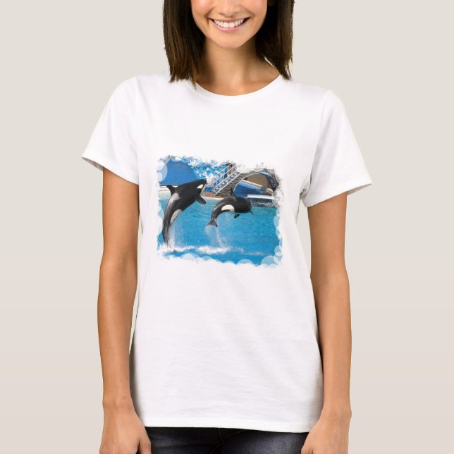 Orca-Wal-Damen-T - Shirt (Vorderseite)