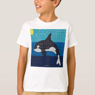 Orca (weiß) - Basic T-Shirt für Jungen