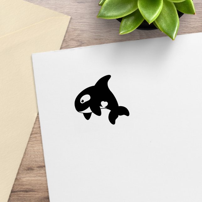 Orca Whale 2 Gummistempel (Von Creator hochgeladen)
