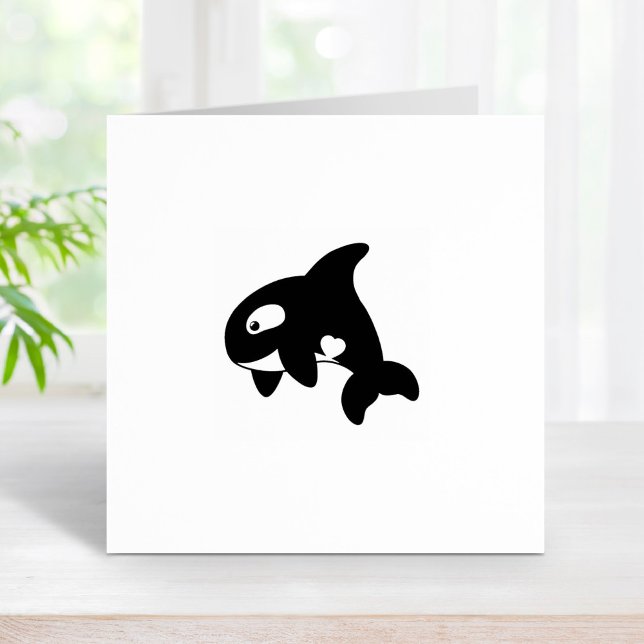 Orca Whale 2 Gummistempel (Von Creator hochgeladen)