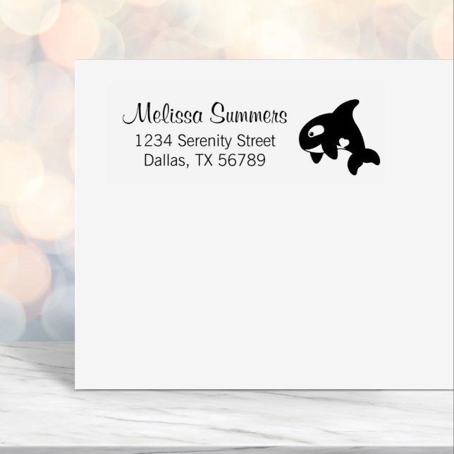 Orca Whale-Adresse Permastempel (Von Creator hochgeladen)