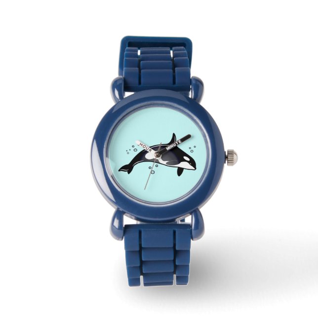 Orca Whale Armbanduhr (Vorderseite)