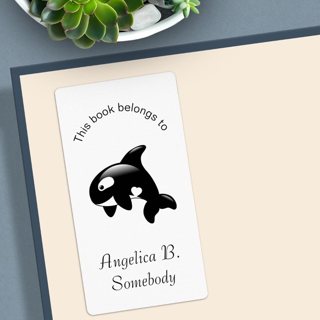 Orca Whale Buchzeichen (Von Creator hochgeladen)