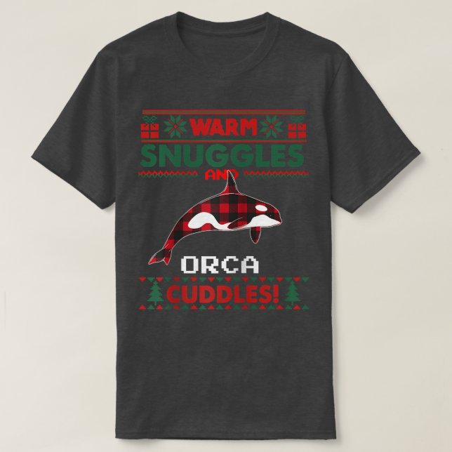 Orca Whale Christmas Pyjama Ugly Christmas Sweat (Design devant)