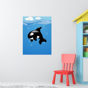 Orca Whale im Ozean Poster
