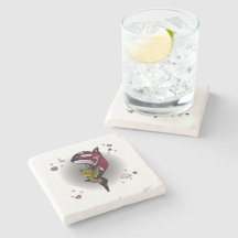 Orca Whale mit Teddy Bear im Space Graphic Design