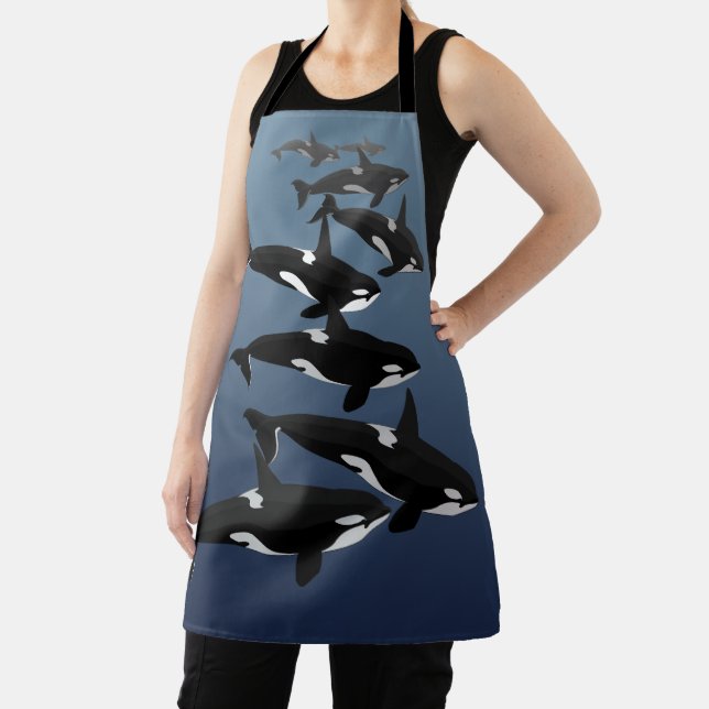 Orca Whale Schürze Killer Whale Art Schürze & GIft (InSitu)