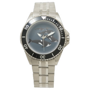 Orca Whale Watch Killer Whale Art Wrist Watch Armbanduhr
